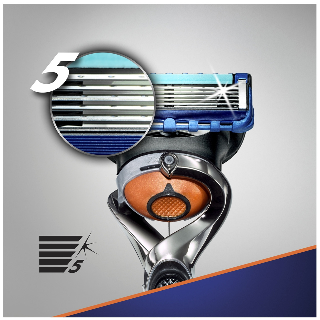 Станок Gillette Fusion5 Proglide + 1 кассета - фото 5 - id-p143424693