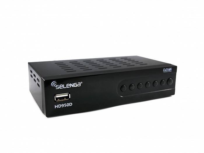SELENGA HD950D (3411) - Цифровая ТВ приставка (ресивер) (HD, DVB-T/Т2, DVB-C, Wi-Fi) с функцией HD-плеера - фото 3 - id-p143425022