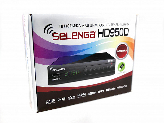 SELENGA HD950D (3411) - Цифровая ТВ приставка (ресивер) (HD, DVB-T/Т2, DVB-C, Wi-Fi) с функцией HD-плеера - фото 5 - id-p143425022