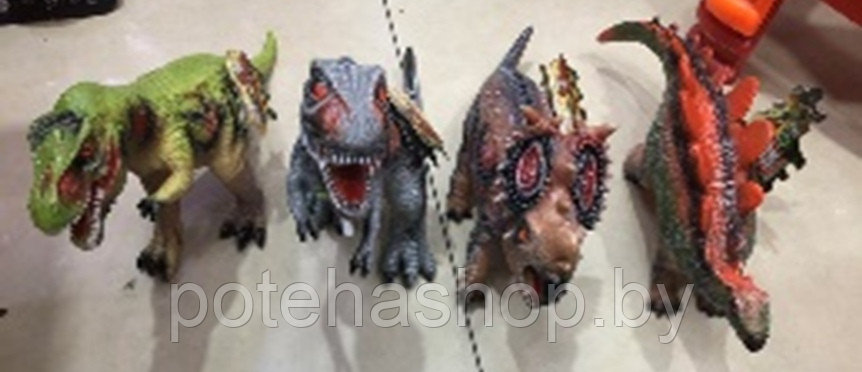 Резиновые динозавры со звуковыми эффектами SS302012/021-1 - фото 1 - id-p143417637