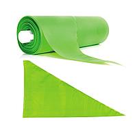 Мешки кондитерские 4-слойные, 46 см, зеленые, 90 мкм, микрорельеф поверхности, 100 шт/рул, P.L. Prof