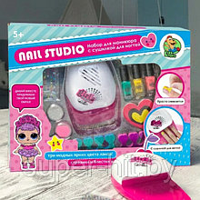 Детский маникюрный набор для девочек Nail Studio с сушилкой (лампой) для ногтей