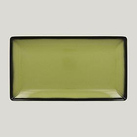 Блюдо прямоугольное RAK Porcelain LEA Light green (зеленый цвет) 33 см