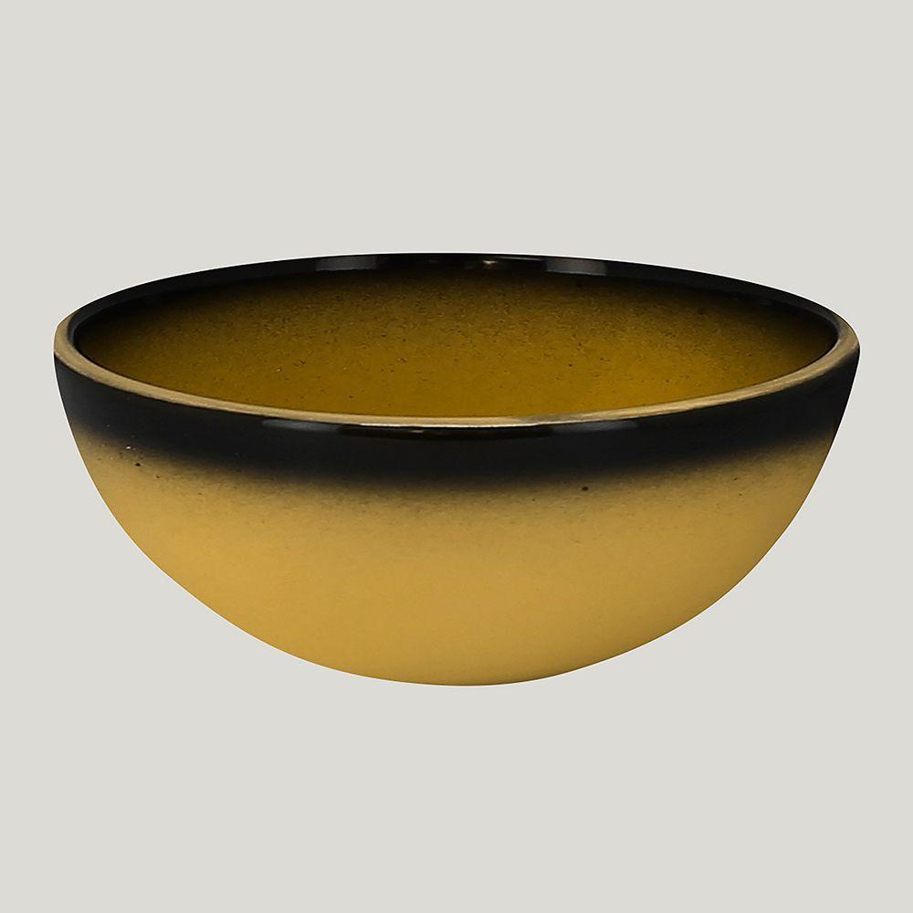 Салатник RAK Porcelain LEA Yellow 900 мл, 20 см (желтый цвет) - фото 1 - id-p143417433