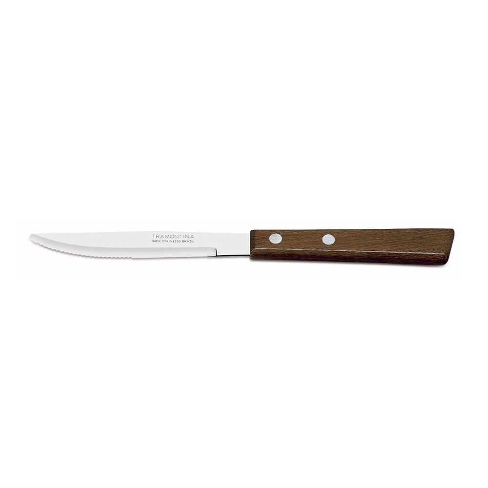Нож для стейка Tramontina Tradicional 12,5 см, 12 шт/уп - фото 1 - id-p143417438