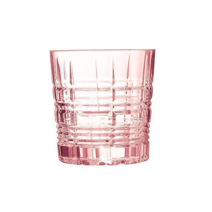 Стакан Олд Фэшн ОСЗ "Даллас" розовый 300 мл, d 85 мм, h 95 мм, стекло, Россия - фото 1 - id-p143417443