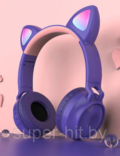 Детские беспроводные наушники Cat ear ZW-028 - фото 10 - id-p143425182