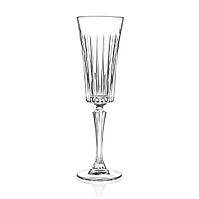 Бокал флюте для шампанского RCR Style TimeLess 210 мл, хрустальное стекло, Италия