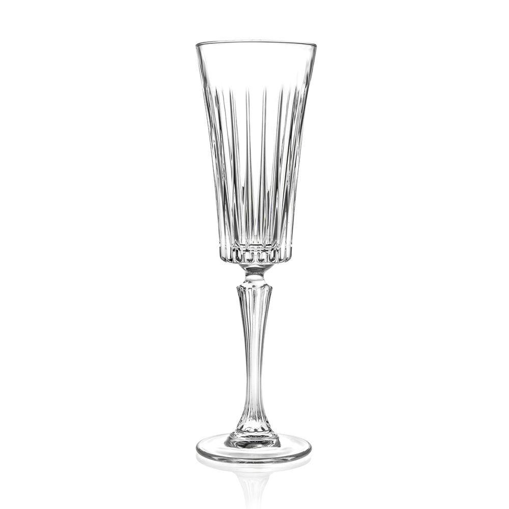 Бокал флюте для шампанского RCR Style TimeLess 210 мл, хрустальное стекло, Италия - фото 1 - id-p143417450