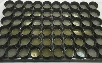 Сборка форм для выпечки на решетке "Маффин", 5,5*6*3 см, 60 шт, решетка 60*40, P.L. Proff Cuisine (ч - фото 1 - id-p143418717