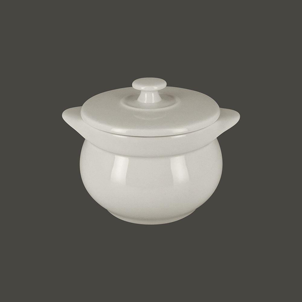Горшочек с крышкой RAK Porcelain ChefsFusion Sand d 10,6 см, 450 мл - фото 1 - id-p143417527