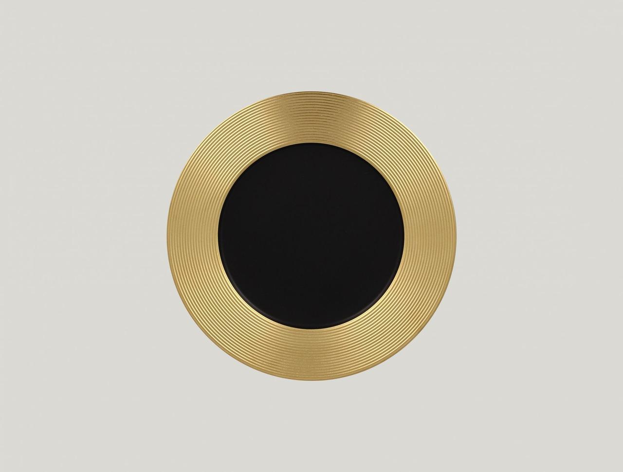 Тарелка RAK Porcelain Antic Gold мелкая 27 см