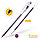 Ручка гелевая Crown "Hi-Jell Color" фиолетовая , 0,7 мм  HJR-500H, фото 3