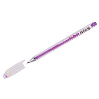 Ручка гелевая Crown "Hi-Jell Pastel" фиолетовая пастель , 0,7 мм  HJR-500P