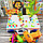 Детский конструктор-мозаика болтовая мозаика Животные Африки  с шуруповертом, детская развивающая игрушка, фото 2