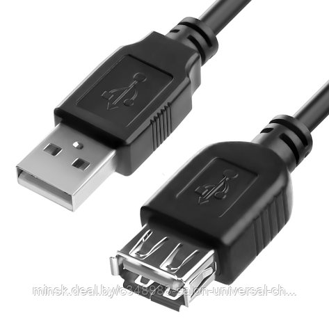 Кабель удлинитель USB USB2.0 Am-Af 3,0 м, фото 2