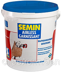 Выравнивающая шпатлевка для безвоздушного нанесения Semin Airless Garnissant (blue cover), 25 кг