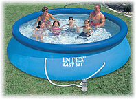 Intex 56422 (28132) Надувной бассейн INTEX EASY SET POOL 366х76 с фильтрующим насосом купить в Минске