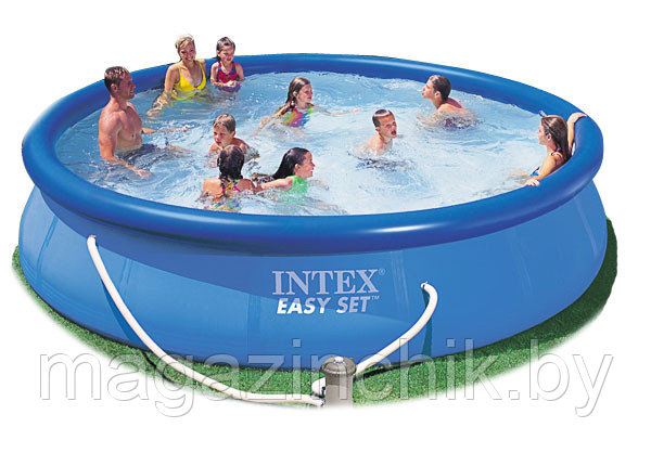 Intex 56412 Надувной бассейн Intex Easy Set Pool , 457 х 91 см с фильтрующим насосом