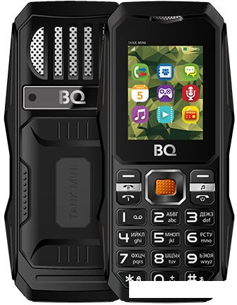 Мобильный телефон BQ-Mobile BQ-1842 Tank mini (черный) - фото 1 - id-p143459458