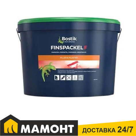 Шпатлевка готовая финишная Bostik Finspackel 18,2 кг, фото 2