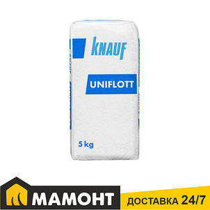 UNIFLOT (Унифлот) KNAUF шпатлевка гипсовая высокопрочная KNAUF (5кг.,Латвия), фото 2