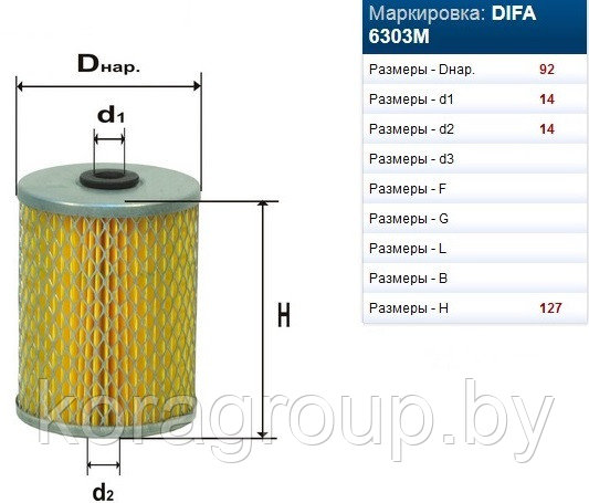 Фильтр топливный ДТ-75, Т-150,40,130 - фото 1 - id-p143482270