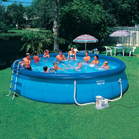 Intex 54920 (28176) Бассейн Easy Set Pool 549х122 см (насос-фильтр, лестница, подстилка, тент)