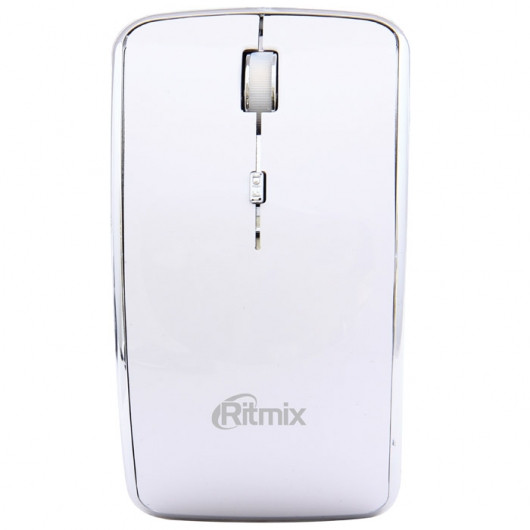Беспроводная оптическая мышь Ritmix RMW-240 Arc White, 4 кнопки, 800-1600dpi