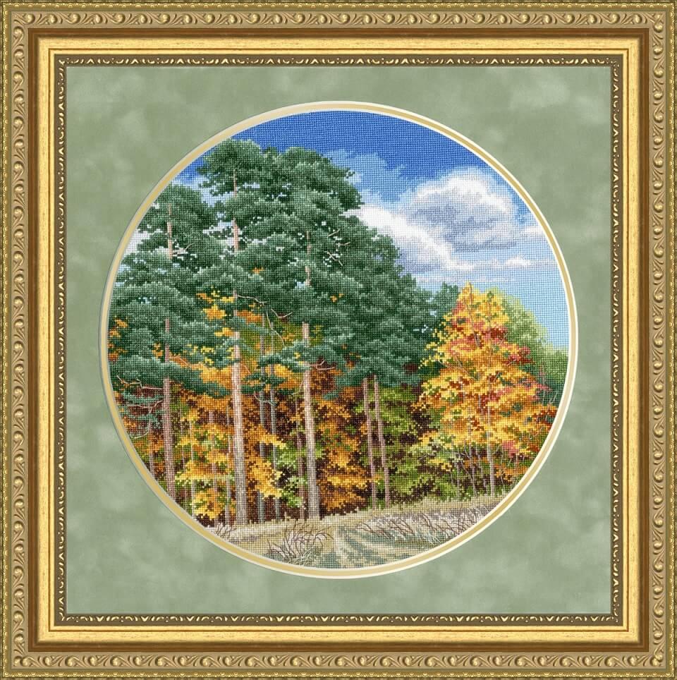 Набор для вышивания крестом «Осенний лес». - фото 1 - id-p143491145