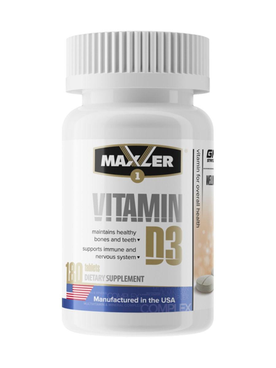 Maxler Vitamin D3 1200 IU (180 таб) - фото 1 - id-p143492081