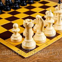 Шахматы "Русские игры" (доска из микрогофры 40х40 см, фигуры пластик, король h=10.2 см), фото 3