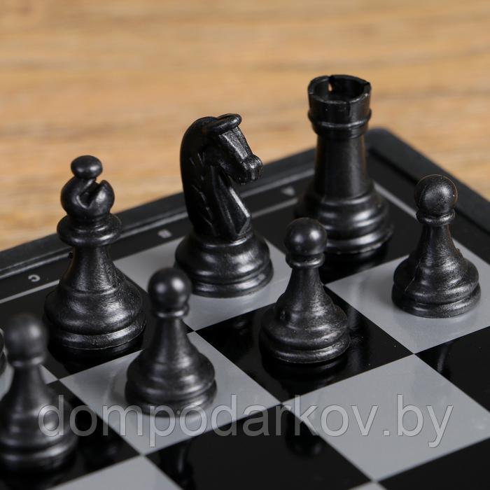 Настольная игра, набор 3в1 "Зук": нарды, шахматы, шашки, магнитная доска 24.5х24.5 см - фото 2 - id-p143500626
