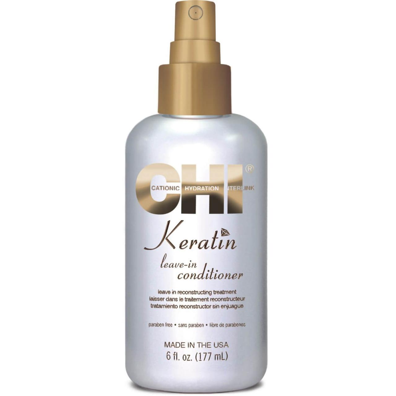 Несмываемый кондиционер для волос CHI Keratin Leave-In Conditioner, 177 ml