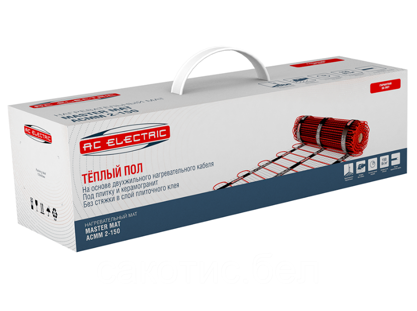 Мат нагревательный AC ELECTRIC ACMM 2-150-0.5 (комплект теплого пола) - фото 4 - id-p143502327