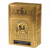 Чай Akbar "Gold" 100г., черный крупнолистовой