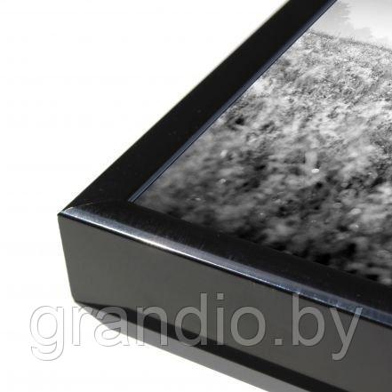 Рамка 40х60 для постера и фото алюминиевая черная - фото 4 - id-p143506151