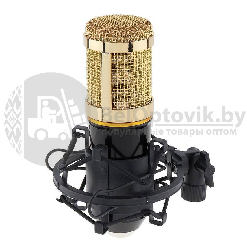 Студийный микрофон для домашней звукозаписи, караоке, стриминга и блогинга BM-800 в комплекте с микшерным - фото 9 - id-p143517400