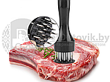 Тендерайзер/рыхлитель/стейкер ручной размягчитель мяса, пластик, металл 20х5 см, фото 9