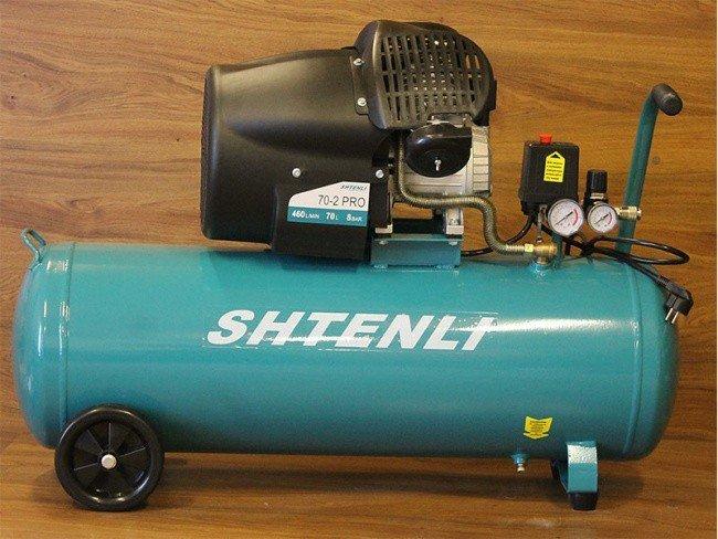 КОМПРЕССОР PROFI 70-2 PRO (70 Л. 2,2 КВТ. 2 ЦИЛИНДРА)
