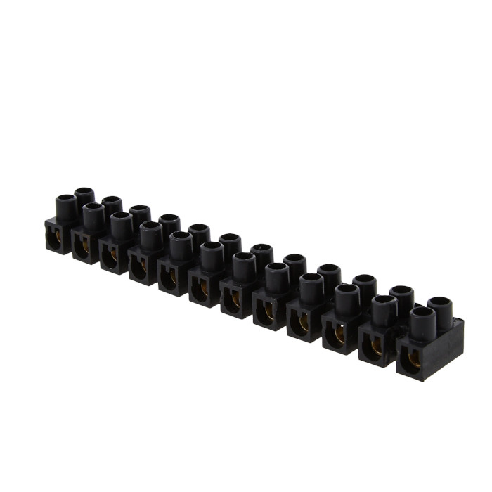 Клемная колодка 6мм 5А полистирол черная EKF PROxima plc-KK-6-5-ps-b - фото 1 - id-p143525605