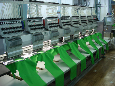 Промышленые вышивальные машины