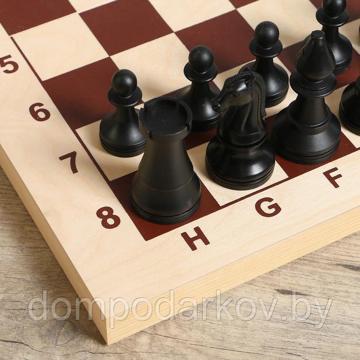 Шахматы гроссмейстерские (доска дерево 42х42 см, фигуры пластик, король h=10.5 см) - фото 2 - id-p143574883