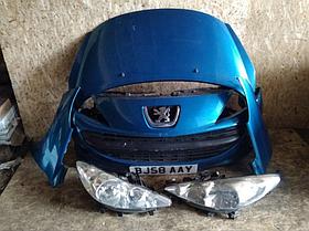 Передняя часть (ноускат) в сборе на Peugeot 207 1 поколение