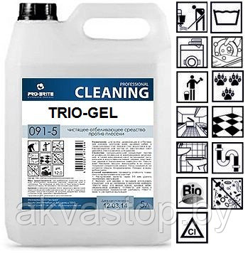 Дезинфицирующие средство с отбеливающим эффектом Trio-Gel