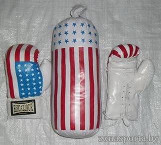 Набор для бокса (перчатки и мешок)Model 1502