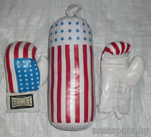 Набор для бокса (перчатки и мешок)Model 1502 - фото 1 - id-p11572896