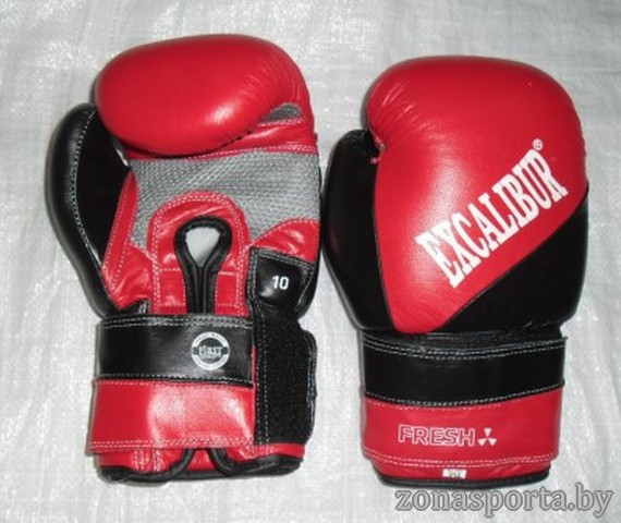 Боксерские перчатки EXCALIBUR Перчатки боксерские EXCALIBUR 557/01 Кожа - фото 1 - id-p11572906