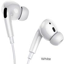 Наушники Hoco M1 EarPods Pro с микрофоном /BASS, разъем 3,5 мм, белый/, фото 2