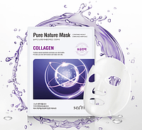 АН Secriss Маска для лица тканевая Secriss Pure Nature Mask Pack- Collagen 25мл